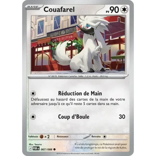 Carte Pokémon Couafarel 067/088 - ME03 Equilibre Parfait