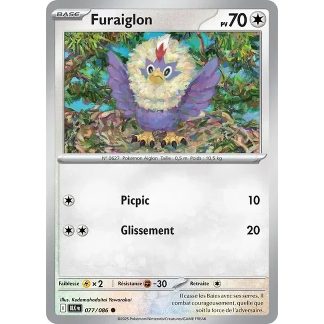 Carte Pokémon Furaiglon 77/86 - EV10.5 Foudre Noire