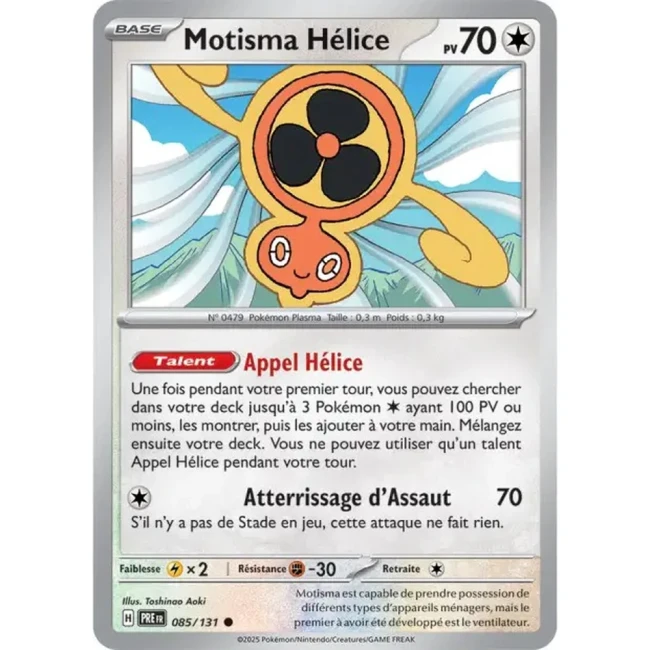 Carte Pokémon Motisma Hélice 85/131 - EV8.5 Evolutions Prismatiques