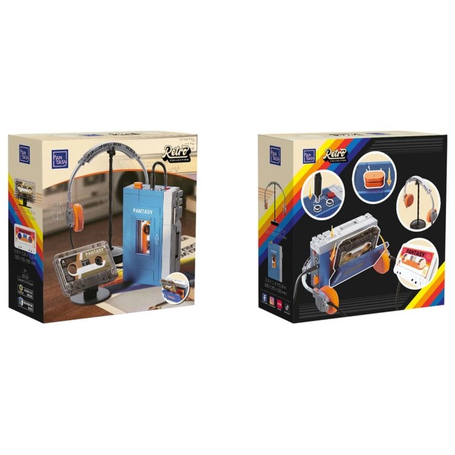 Lecteur de cassettes rétro PANTASY bloc de construction 569 pièces