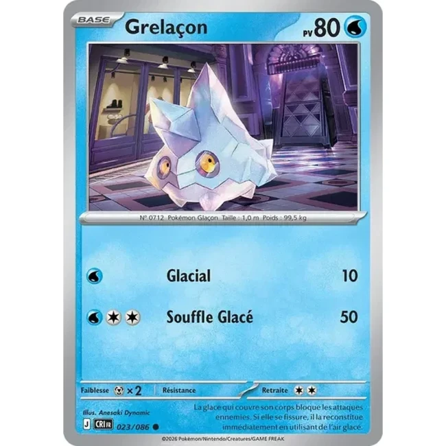 Carte Pokémon Grelaçon 23/086 - ME04 Chaos Ascendant