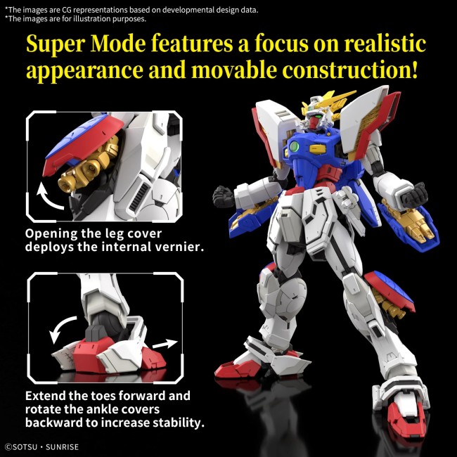 RG 1/44 Shining Gundam - Model Kit Bandai RG 1/44 Shining Gundam - Model Kit Bandai