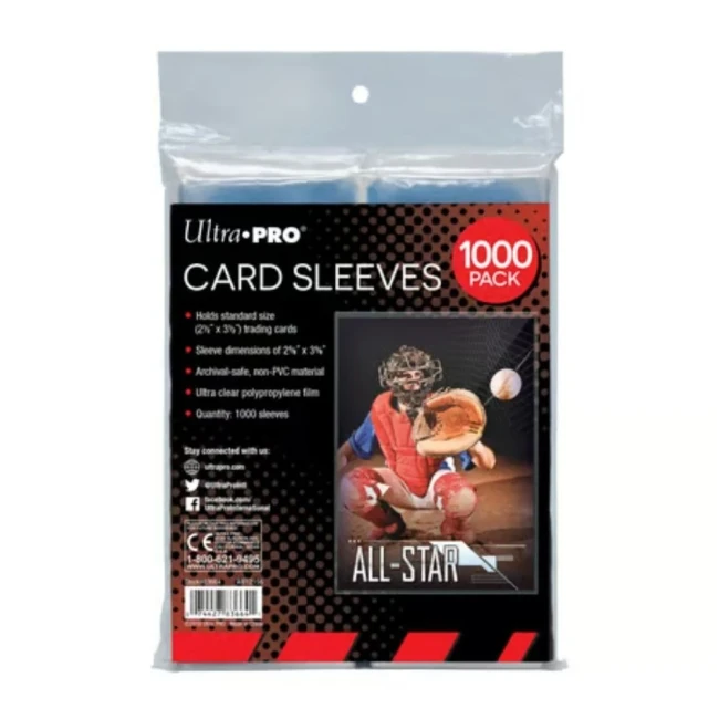 Ultra Pro – 1000 Penny Sleeves – Pochettes Transparentes Cartes Standard