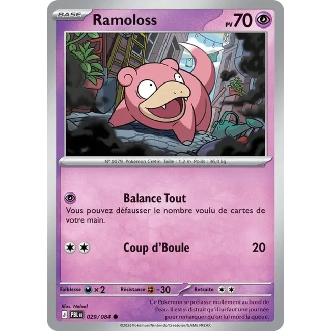 Carte Pokémon Ramoloss 29/084 - ME05 Nuit Noire