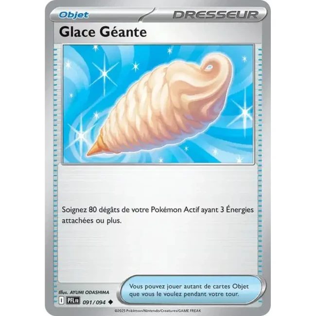 Carte Pokémon Glace Géante 91/94 - ME02 Flammes Fantasmagoriques