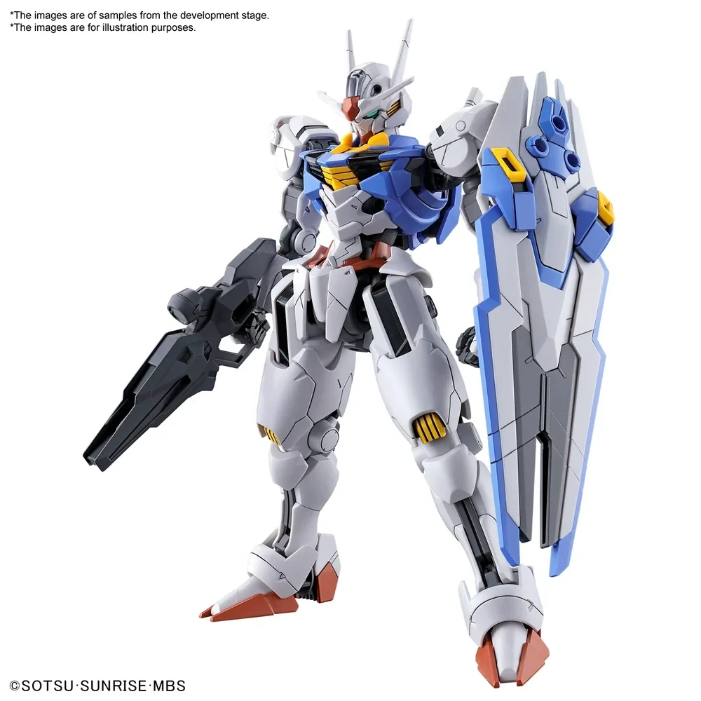 Maquette Gundam Aerial HG 1/144 Bandai, présentée assemblée