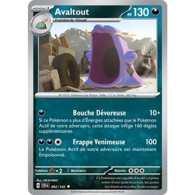 Carte Pokémon Avaltout 92/142 - EV7 - Couronne Stellaire