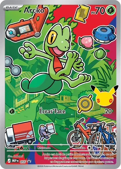 Carte Pokémon Arcko 055 - Méga évolution PROMO