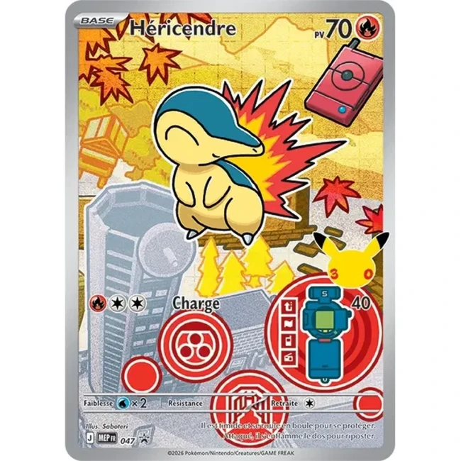 Carte Pokémon Héricendre 047 - Méga évolution PROMO