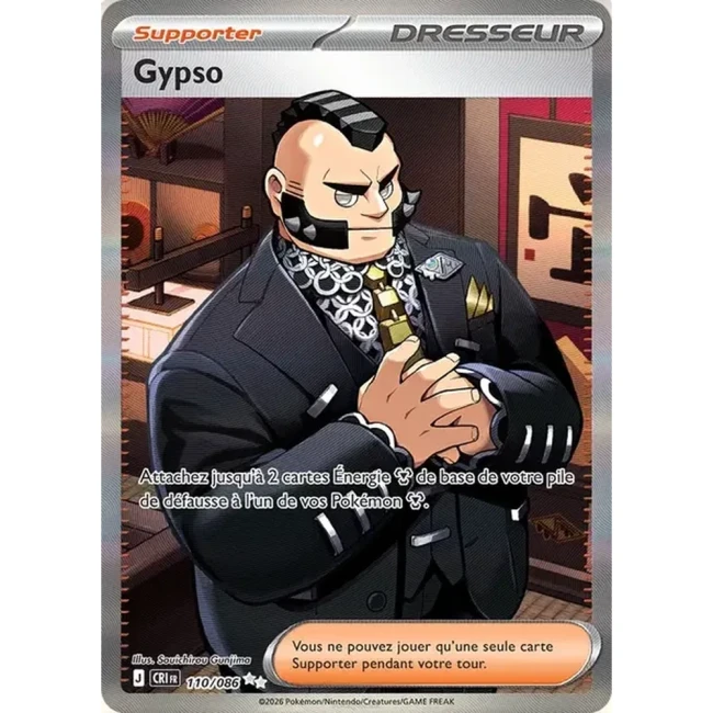 Carte Pokémon Gypso 110/086 - ME04 Chaos Ascendant