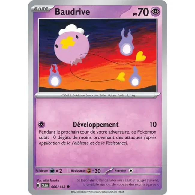 Carte Pokémon Baudrive 60/142 - EV7 - Couronne Stellaire