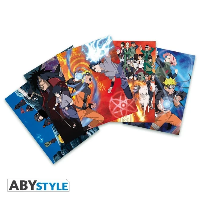 NARUTO SHIPPUDEN - Set de Cartes Postales - Set 1