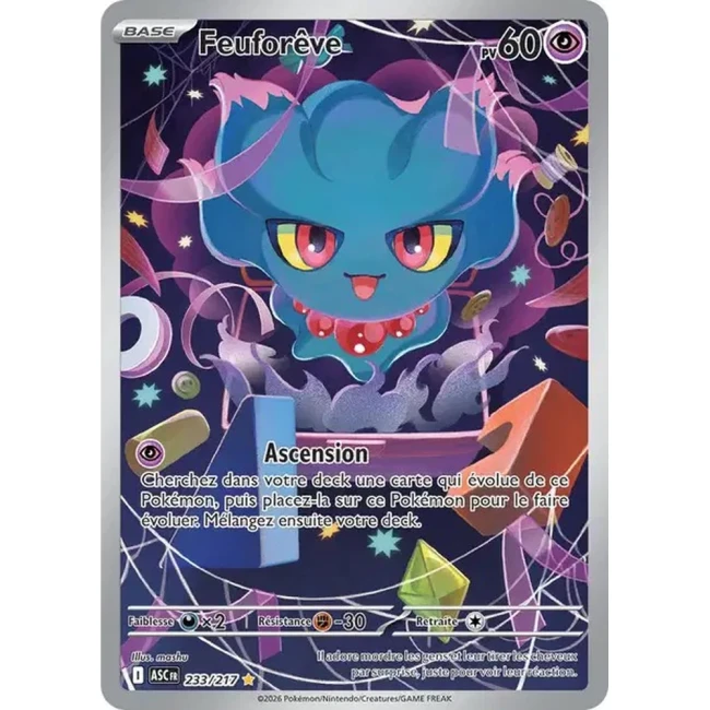 Carte Pokémon Feuforêve 233/217 - ME02.5  Héros Transcendants