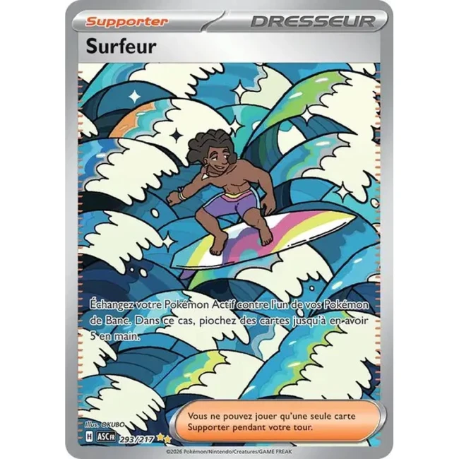 Carte Pokémon Surfeur 293/217 - ME02.5  Héros Transcendants