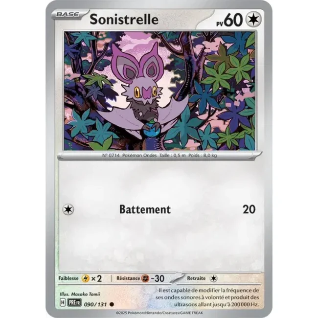 Carte Pokémon Sonistrelle 90/131 - EV8.5 Evolutions Prismatiques