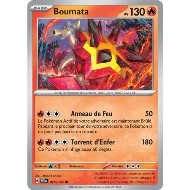 Carte Pokémon Boumata 25/142 - EV7 - Couronne Stellaire