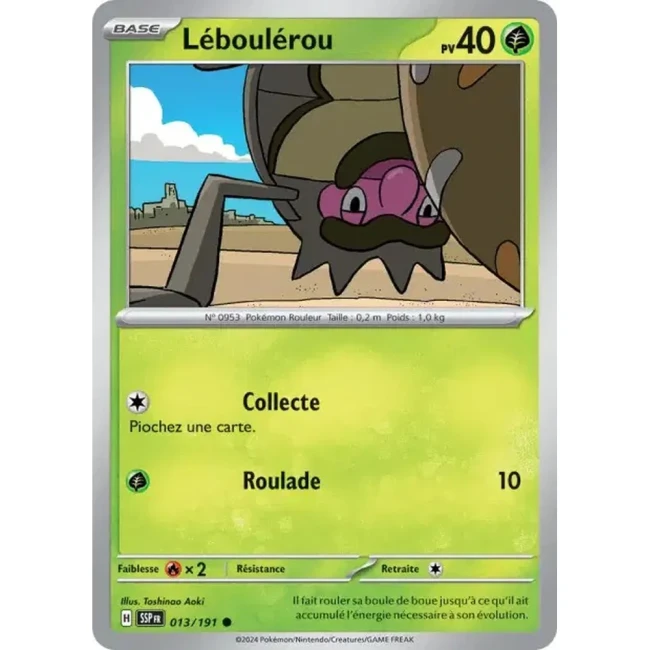 Carte Pokémon Léboulérou 13/191 - EV8 Étincelles Déferlantes