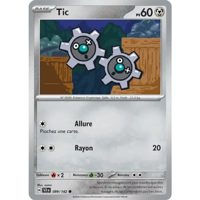 Carte Pokémon Tic 99/142 - EV7 - Couronne Stellaire