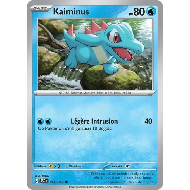 Carte Pokémon Kaiminus 41/217  - ME02.5 Héros Transcendants