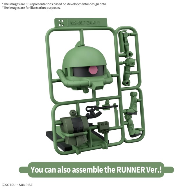 1/1 Zakupla-Kun DX Set (With Runner) - Model Kit Bandai 1/1 Zakupla-Kun DX Set (With Runner) - Model Kit Bandai