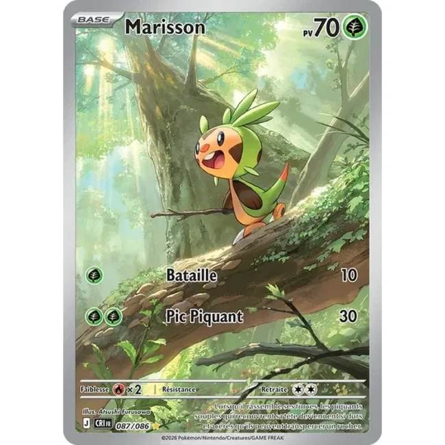 Carte Pokémon Marisson 87/086 - ME04 Chaos Ascendant
