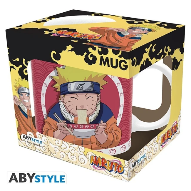 Boîte illustrée du mug Naruto Ichiraku Ramen Mug Naruto Ichiraku Ramen 320 ml présenté dans sa boîte