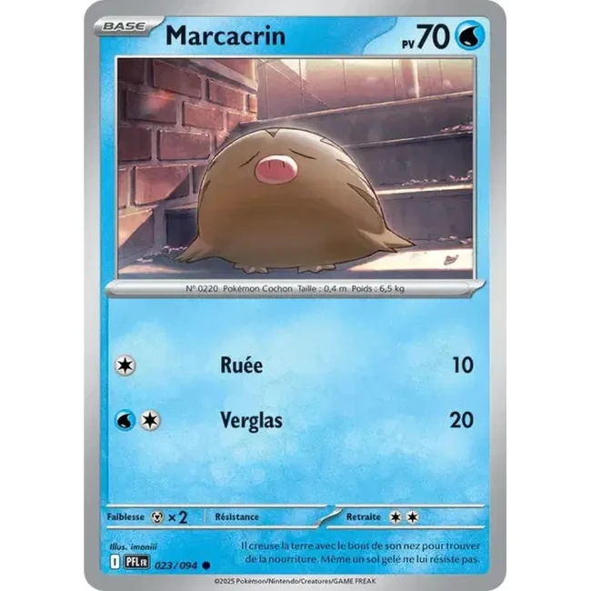 Carte Pokémon Marcacrin 23/94 - ME02 Flammes Fantasmagoriques