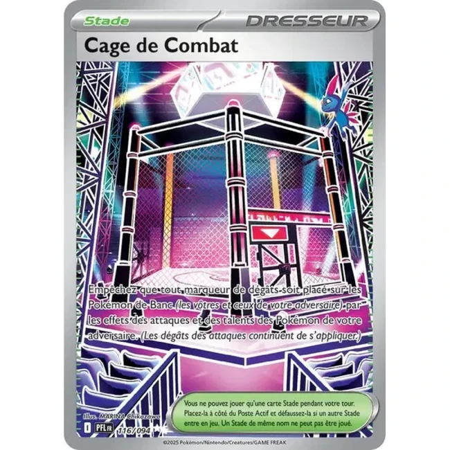 Carte Pokémon Cage de Combat 116/94 - ME02 Flammes Fantasmagoriques
