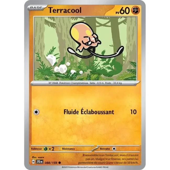 Carte Pokémon Terracool 88/159 - EV9 Aventures Ensemble
