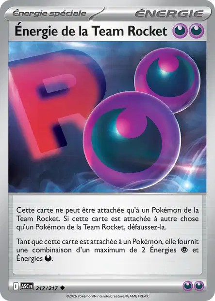 Carte Pokémon Énergie de la Team Rocket 217/217 - ME02.5 Héros Transcendants