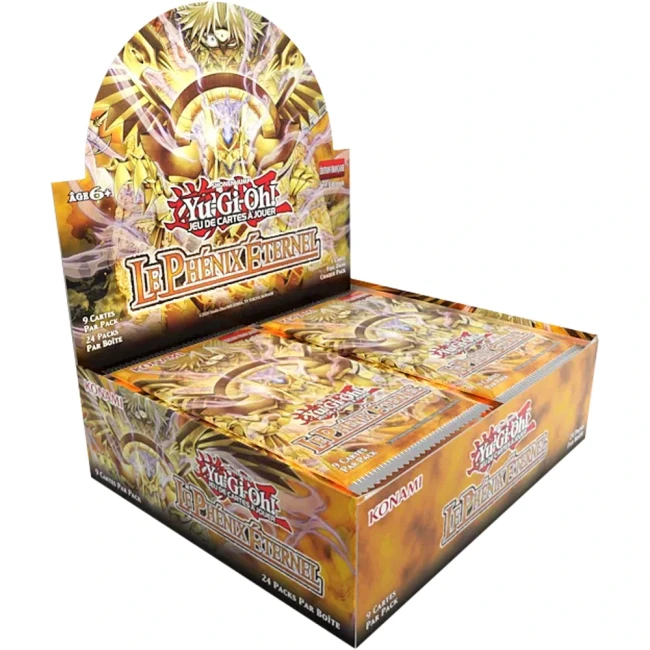 Display Yu-Gi-Oh! JCC Immortal Phoenix — FR Display Yu-Gi-Oh! JCC Immortal Phoenix de 24 boosters en français