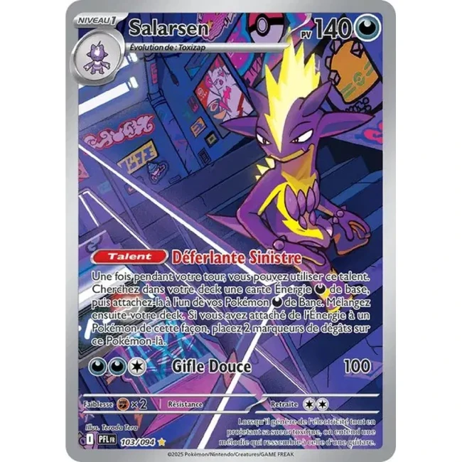 Carte Pokémon Salarsen 103/94 - ME02 Flammes Fantasmagoriques