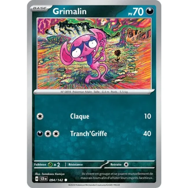 Carte Pokémon Grimalin 94/142 - EV7 - Couronne Stellaire