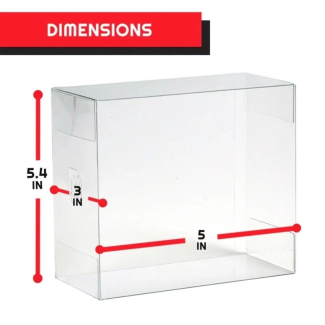 Dimensions exactes du protecteur EVORETRO pour display Pokémon 36 boosters