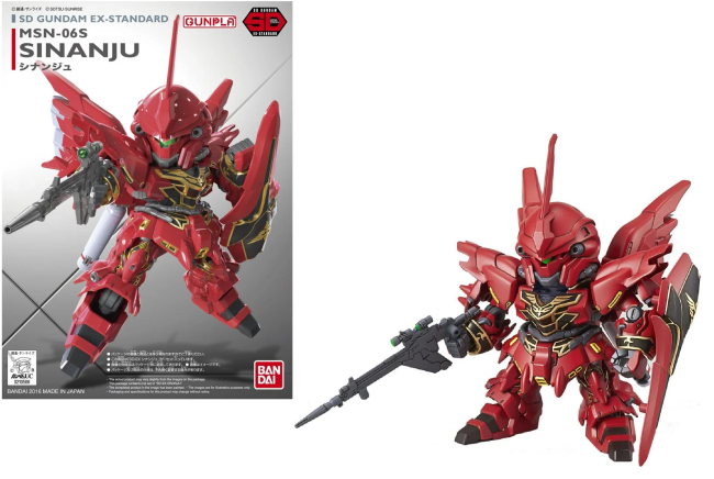 SD Gundam Ex-Standard Sinanju - Model Kit Bandai SD Gundam Ex-Standard Sinanju - Model Kit Bandai