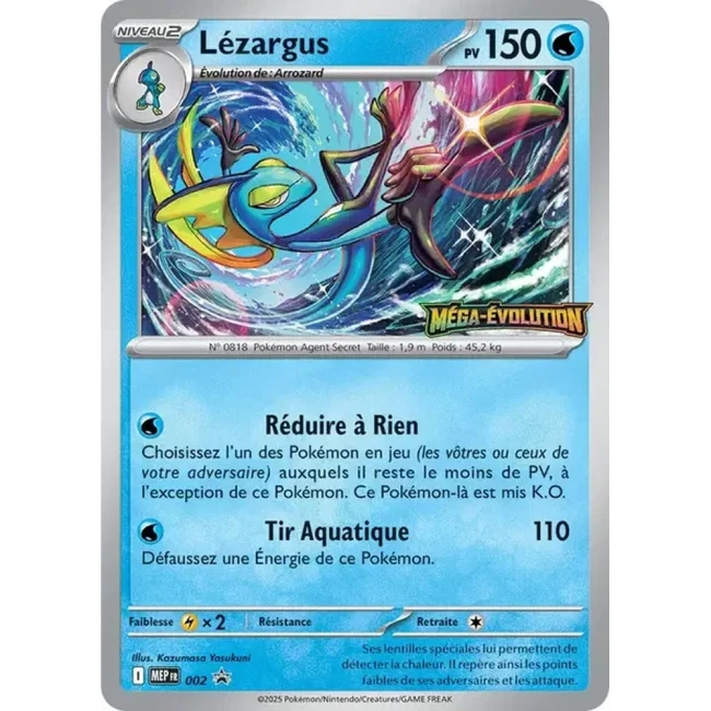 Carte Pokémon Lézargus 002 - Méga évolution PROMO