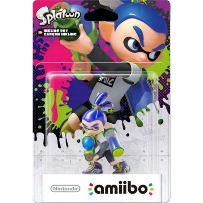 Amiibo Inkling Boy Bleu – Splatoon Nintendo Officiel