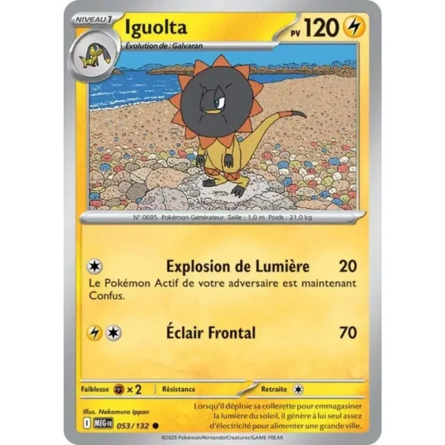 Carte Pokémon Iguolta 53/132 - ME1 Méga évolution