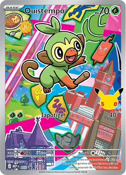 Carte Pokémon Ouistempo 052 - Méga évolution PROMO