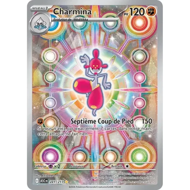 Carte Pokémon Charmina 241/217 - ME02.5  Héros Transcendants