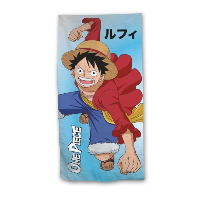 ONE PIECE - Serviette de Plage 100% Polyester 70x140cm