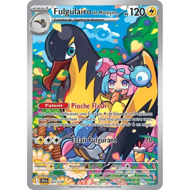 Carte Pokémon Fulgulairo de Mashynn 163/159 - EV9 Aventures Ensemble