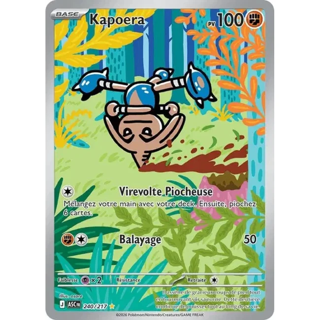 Carte Pokémon Kapoera 240/217 - ME02.5  Héros Transcendants