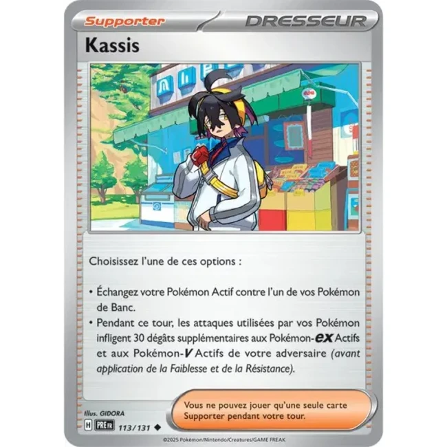 Carte Pokémon Kassis 113/131 - EV8.5 Evolutions Prismatiques