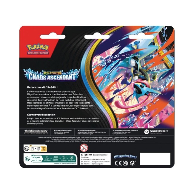 Arrière tripack Pokémon Chaos Ascendant ME04 Reptincel description produit