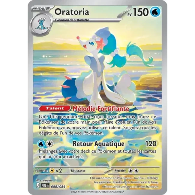 Carte Pokémon Oratoria 88/084 - ME05 Nuit Noire