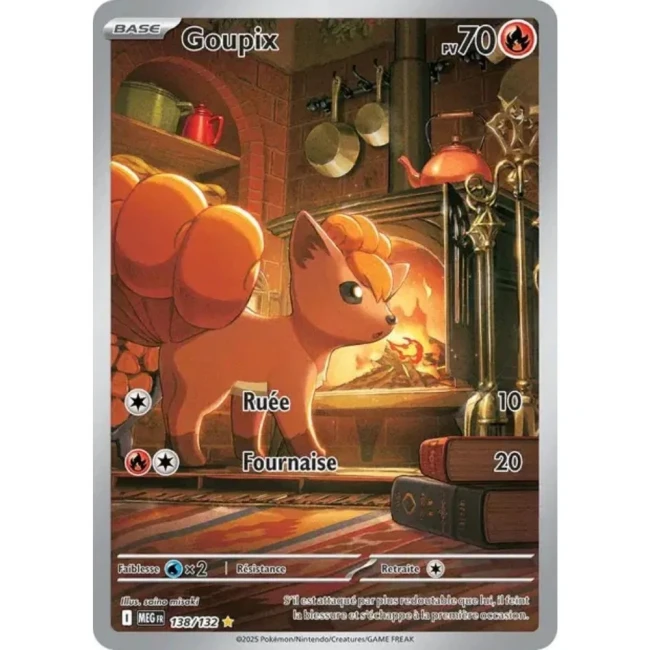 Carte Pokémon Goupix 138/132 - ME1 Méga évolution