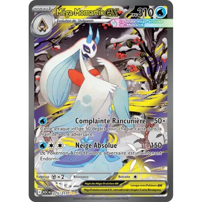 Carte Pokémon Méga-Momartik ex 275/217 - ME02.5  Héros Transcendants
