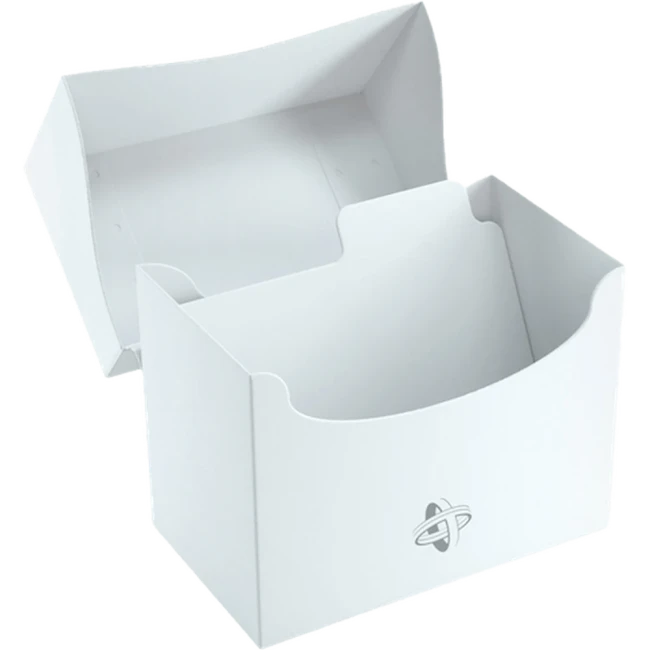 Gamegenic Side Holder 80+ blanc – boîte de deck horizontale