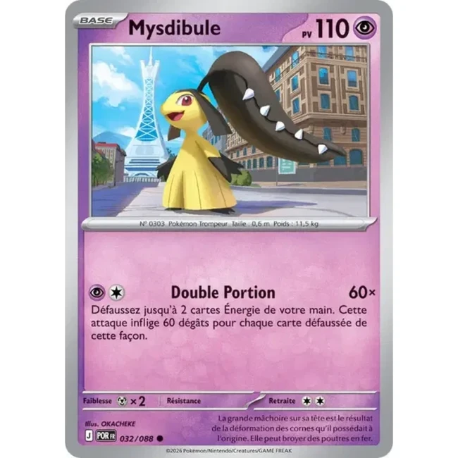 Carte Pokémon Mysdibule 032/088 - ME03 Equilibre Parfait